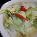 Cooksnap dari Sant! (Suduik Dapua Ucu ) untuk resep Tumis sawi putih mix tahu