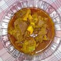 Moumita Kundu's cooksnap of when they made আলু দিয়ে মটন এর ঝোল(aloo diye mutton er jhol recipe in Bengali).