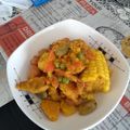 El cooksnap de Sandra De Galindo cuando hizo Cocido Boyacense.