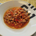 El cooksnap de Jimena Requejo cuando hizo Potaje de garbanzos con verduras, calabaza y setas.