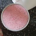 El cooksnap de Patry Patry cuando hizo Licuado de frutillas y semillas, light y nutritivo!!.