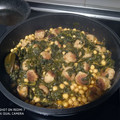El cooksnap de Laura Notario cuando hizo Potaje de garbanzos con albondiguillas.