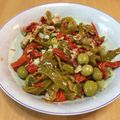 El cooksnap de estcolrod (Esther) cuando hizo 22. Ensalada de pimientos con atún.