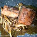 Cooksnap dari Olivia Elena untuk resep Salmon shimeji tumis shoyu butter