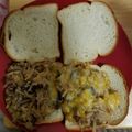 ThomasAKG's cooksnap of when they made Philly Cheese Steak for Breakfast.