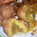 Ummul Kulthum Isawa's cooksnap of when they made Loaded Yam balls.