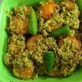 Reshmi Deb's cooksnap of when they made সর্ষে নারকেল চিংড়ি (Sorshe Narkel Chingri recipe in Bengali).