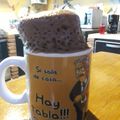 El cooksnap de Ro Martinez cuando hizo Torta en taza en microondas, en 2 minutos!!!😋☕.