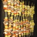 El cooksnap de salchichonis810@gmail.com cuando hizo Brochetas de carne y vegetales.