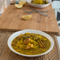 El cooksnap de Irene-Guirao cuando hizo Arroz caldoso de Pollo, Champiñón y Alcachofa.