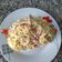 El cooksnap de Lore García Álvarez cuando hizo Espaguetis a la Carbonara.