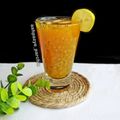 کوک اسنپ Ashpazye_parchin بعد از امتحان کردن شربت هلو با تخم شربتی.