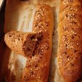 Ágnes Pordán Cooksnap-ja, amikor elkészítette a(z) Bagett zabpehelyliszt és barna rizsliszt keverékéből receptet.
