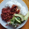El cooksnap de Génesis Guerrero cuando hizo Pescado a la plancha con salsa de maní.