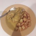 El cooksnap de Shira cuando hizo Jamoncitos pollo al curry.