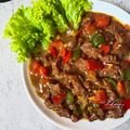 Cooksnap dari ihdanas untuk resep Daging Sapi Lada Hitam