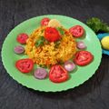Ankita Tank Parmar's cooksnap of when they made મુંબઈ સ્ટાઇલ તવા પુલાવ (Mumbai Style Tava Pulao Recipe In Gujarati).
