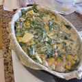 El cooksnap de Fernanda Araya cuando hizo Quiche pollo, espinaca y choclo en masa Pascualina.