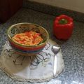 El cooksnap de Geraytere Monti cuando hizo Hummus de garbanzos y morrón ahumado🤓.
