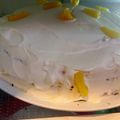 El cooksnap de Carla Cassina cuando hizo Torta bizcocho relleno de manjar y cobertura de merengue.