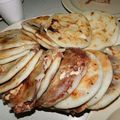 El cooksnap de Salinas Salinas cuando hizo Pupusas de queso.