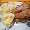 El cooksnap de Regina Hernandez cuando hizo Pay de manzana.