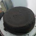 Cooksnap dari Rina untuk resep Bolu coklat kukus / base cake ultah uk 18