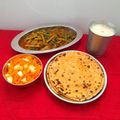 Sonal Modha's cooksnap of when they made ખાટા મગ, ગુવાર, રોટલી.