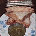 Kaushi pandey का कुकस्नैप जब उन्होंने चीजी आलू टोस्ट सैंडविच (Cheesy aloo toast sandwich recipe in hindi) बनाया था।