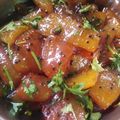 Saranya Vignesh's cooksnap of when they made Watermelon Rind Subzi.