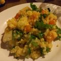 El cooksnap de Natalia Abiuso Vidal cuando hizo Tabule de quinoa.