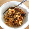 Mums's cooksnap of when they made Macaroni and cheese (crockpot).