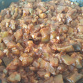 El cooksnap de Jesus Carranza cuando hizo Caponata de berenjenas.
