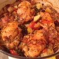 CGuillermo's cooksnap of when they made Dutch oven one pot (Chicken and veggies).