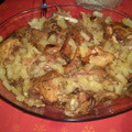 El cooksnap de Roxana Viltes cuando hizo Pavo jugoso con piña.