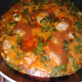 El cooksnap de Nena Saldaña Rocha cuando hizo Albóndigas a la Sonorense.