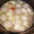 庭秀 的 味增蘿蔔貢丸湯 cooksnap