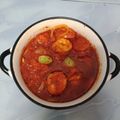 Cooksnap Ahmad kamal Abdul aziz semasa beliau membuat Udang Sambal Petai.