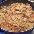 El cooksnap de Ruth Ibarra cuando hizo Pechuga de pollo en jugo de naranja y verduras.