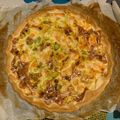 Cooksnap de Au Rèl sur la recette Tarte au saumon et poireaux