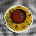 Dr. Pushpa Dixit का कुकस्नैप जब उन्होंने कॉर्न मटर पुलाव (Corn Matar Pulao recipe in hindi) बनाया था।