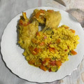 El cooksnap de Luciana cuando hizo Arroz con pollo fácil y rápido.