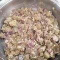 El cooksnap de Isabel Maria Acosta cuando hizo Berenjena con huevo y jamón.