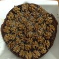 El cooksnap de goretti cuando hizo Brownie de chocolate con nueces caramelizadas.