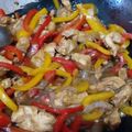 El cooksnap de Reyna Hurtado cuando hizo Fajitas de pollo del chef Oropeza.