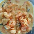 El cooksnap de Eylin Noguera cuando hizo Pasta Alfredo con Pollo y Camarón.
