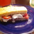 lookout5479's cooksnap of when they made home made pound cake with side of strawberries.