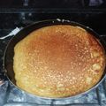 El cooksnap de Carolina Torres López cuando hizo Torta de Pan con bocadillo en sartén.
