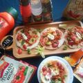 Mrs Farhan's cooksnap of when they made Bread pizza.