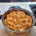 ronnie's cooksnap of when they made Sunshine 's homemade pasta noodles.
